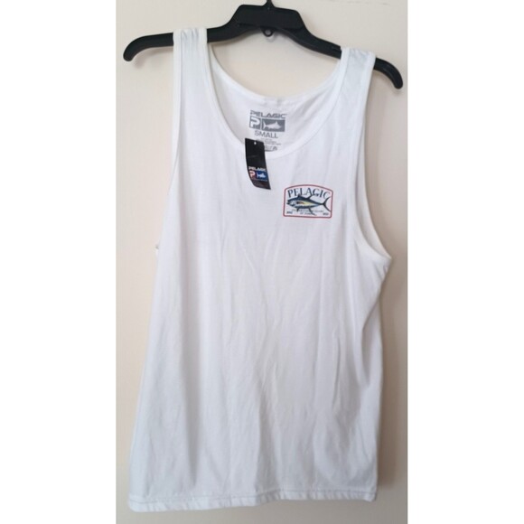 Pelagic Men’s Small Graphic Tank Top Tuna Fish‎ Logo 20 Year Anniversary NWT - Picture 2 of 5